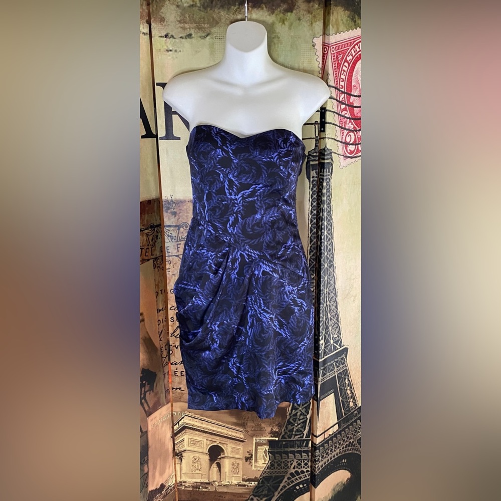 BCBGeneration Inkblue dress, Size 0